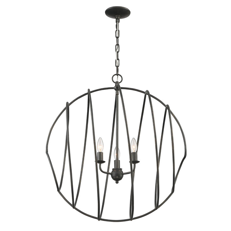 Grand lustre industriel 3 lumières Lacey-Lou