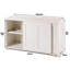 Roseboro 106.5cm Sideboard