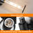 Delyn Brass LED Plug-in Armed Sconce