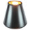 Abat-jour empire H 8,5 po x l 10 po (Uno) noir