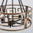 Liahona 5 - Light 19.69" Industrial Geometric Drum Chandelier Industrial Metal Hanging Light Fixture For Dining Room Living Room Kitchen Island Bedroom-527110007