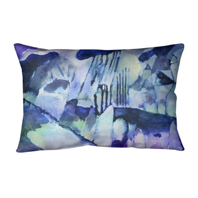 Oreiller avec coussin lombaire avec pluie paysage