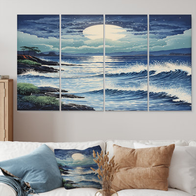 Robbinsdale - Beach & Ocean Wall Art For Living Room 4 Piece