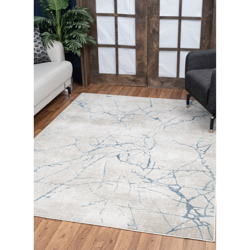 2 Ft. X 3 Area Rug In Blue - Material, To Stains And Stains, For A Luxurious Home