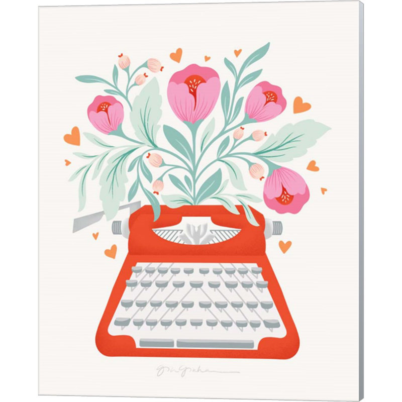 «Just My Type II» par Gia Graham, impression sur toile tendue