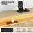Headboard Queen Size with Storage, 64.6" Wide Fluted Head Board with Charging Station & LED Lights, Modern Wooden Headboards for Bedroom, Natural
