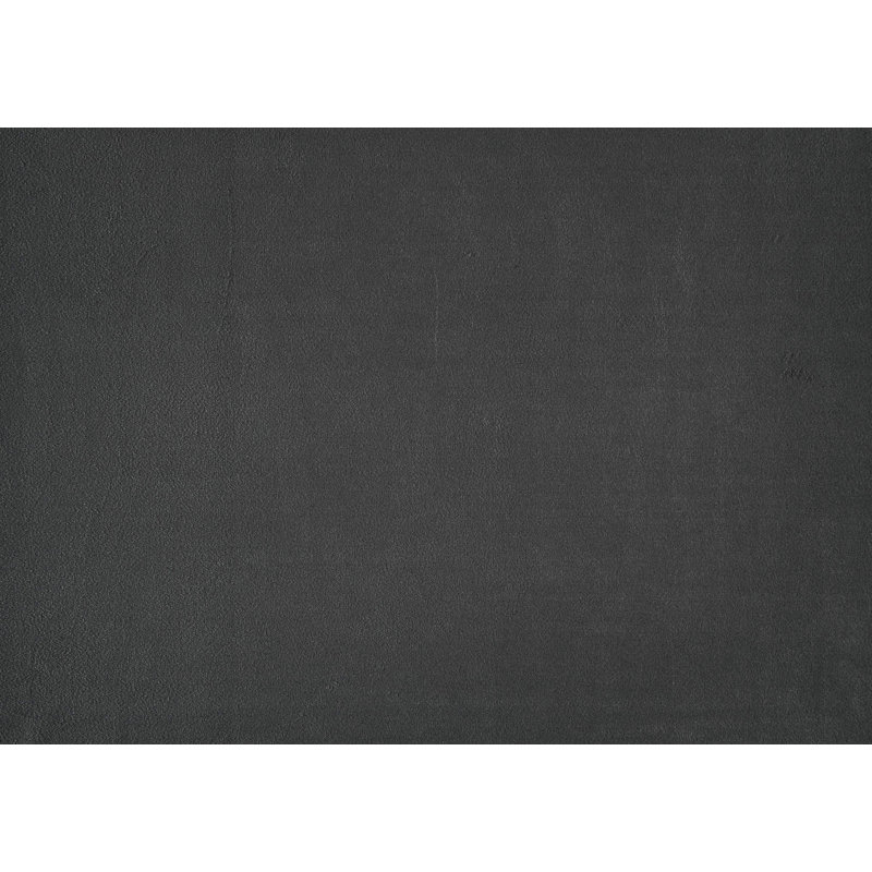 Lit plateforme 1pc avec tête de lit tapissier à hauteur ajustable, Gris foncé