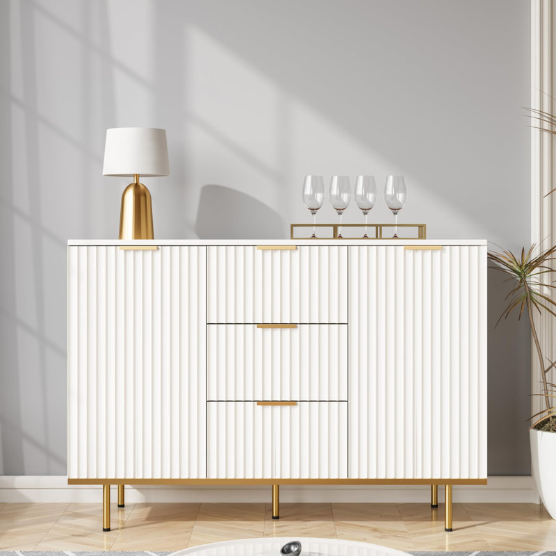 Cabinet 47.2'' Sideboard, White