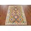 Tapis géométrique en laine pour vestibule Kilim