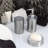 Brushed Aluminum Soap Dish Cup Dispenser Tray NOUMEA