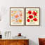 Ensemble de 2 estampes Vintage Floral Giclee - ensemble de 2-894865873-894865881