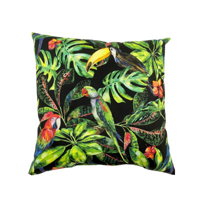 Floral Outdoor Reversible Throw Pillow