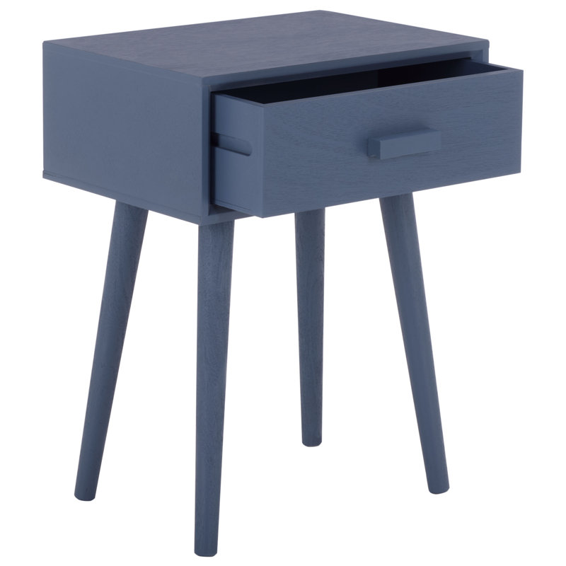 Table de bout avec rangement Dayawati, Bleu