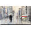 «Spring Rain New York Crop» par Julia Purinton - Peinture-64742344-64742345