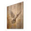 Tranquil Dove Harmony - Art mural en bois colombe sur bois de pin naturel-734210386
