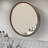 19.68" Round Bathroom Mirror Cabinet, Wall-Mounted Medicine Storage with 3 Tiers, 66lbs Capacity-2088363841