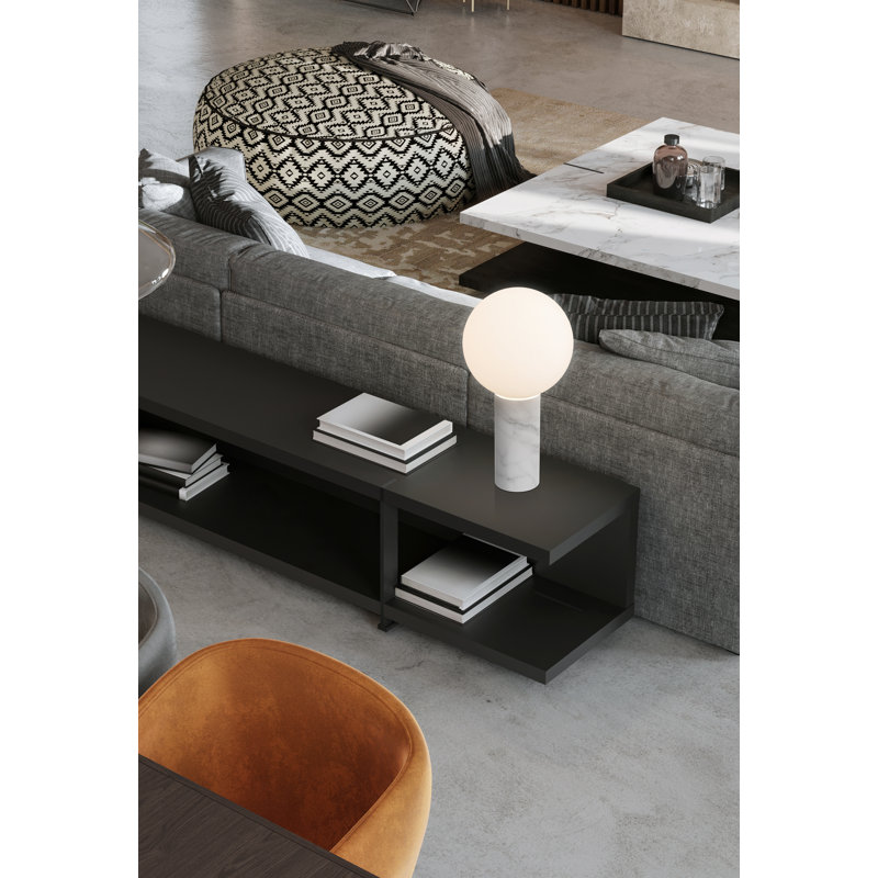 Pilar Table Lamp - Marble, Carrara White