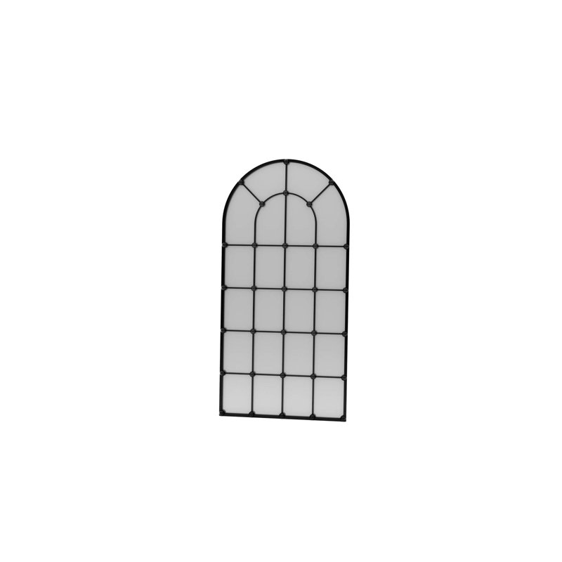 Elegant Cheval Mirror - Full Length, Black Metal Frame, 35.4 x 70.9 inches | 100% Durable Metal Construction, Wall-Mountable | Modern Industrial Design for Home Decor, Perfect for Dressing Rooms & Bedrooms