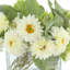Sunflower Fall Arrangement in a Glass Ripple Vase-343506195