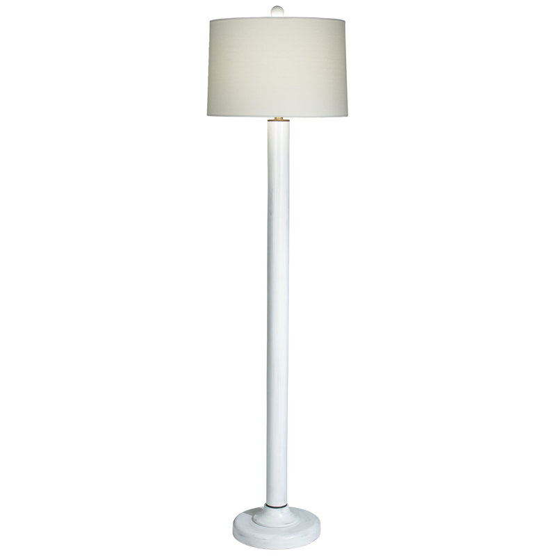 Lampe sur pied 64 po Dorset, Blanc vieilli