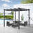 10 Ft. W X 10 Ft. D Aluminum Pergola with Canopy-66752800