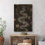 Moody floral serpent squelette gothique art moderne-101165864-101165865