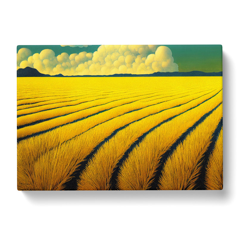 Exciting Wheat Field - Wrapped Canvas, 35cm H x 50cm W x 3cm D