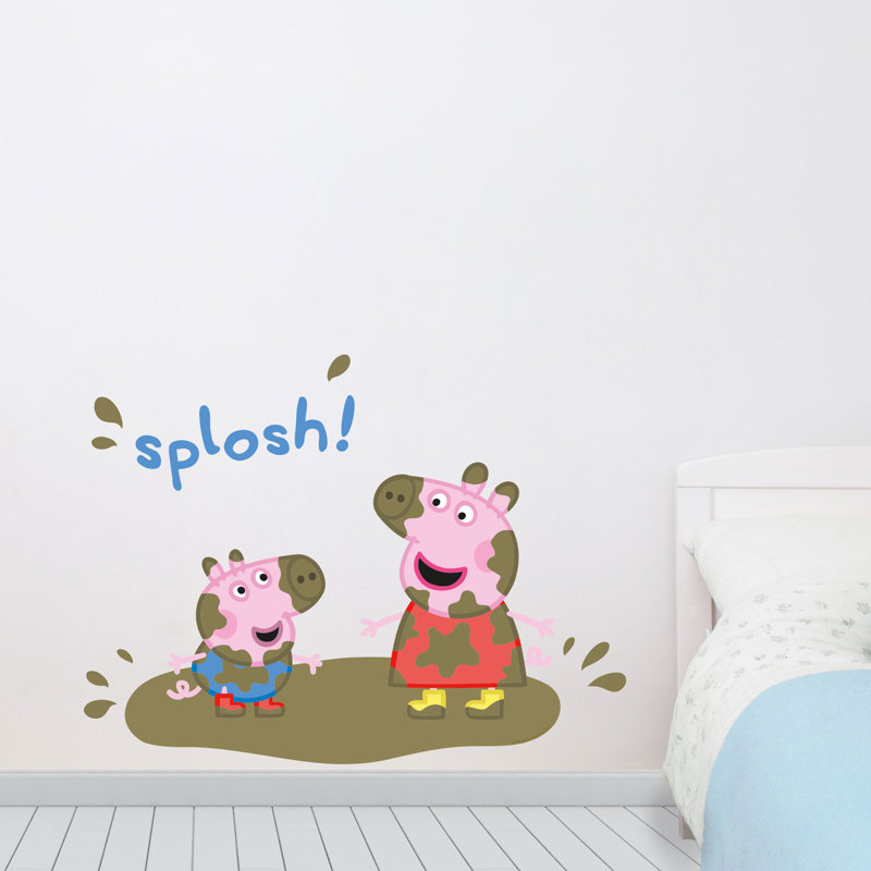 Animals Wall Decal, 61cm H x 81cm W, Blue