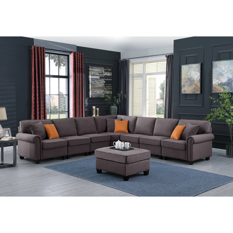 Kew Gardens Modular Corner Sectional with Ottoman