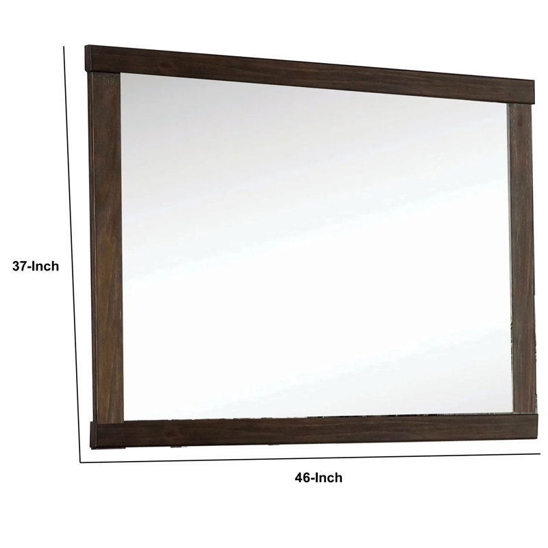 Commode bisque Miroir, 37 po x 46 po