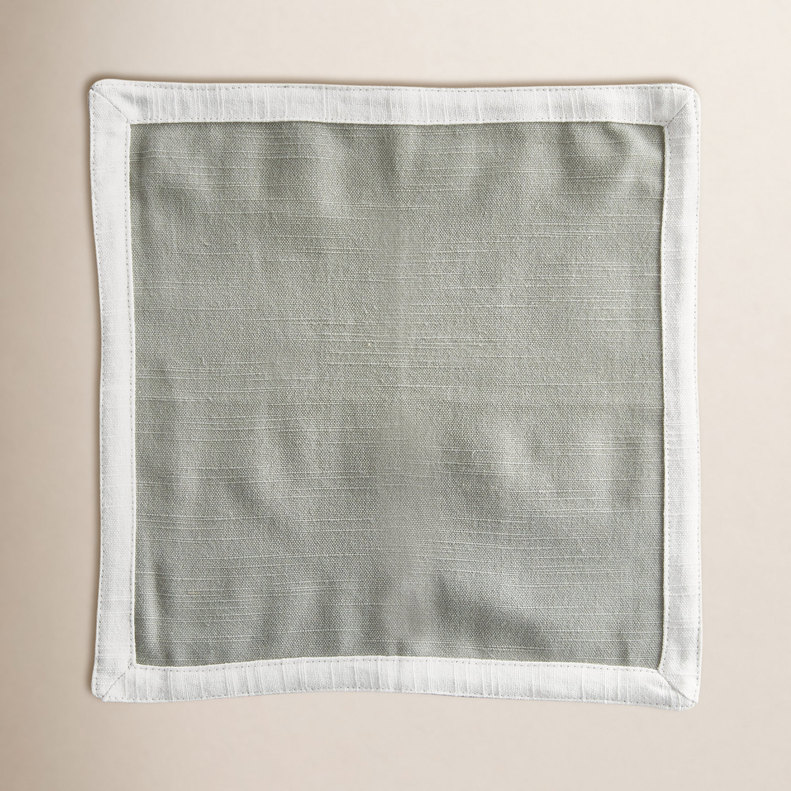 Iggy Reversible Cotton Napkin, Sage Green