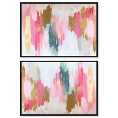 Whirlwind of Tints I Set Canvas Dopamine Decor by Art Remedy