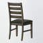 Chaise haute en polyester Hampton et pieds en bois massif Hampton, H 37,29 po x l 19,62 po x P 20,6 po