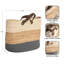 Panier de rangement arrondi en ruppie maritime