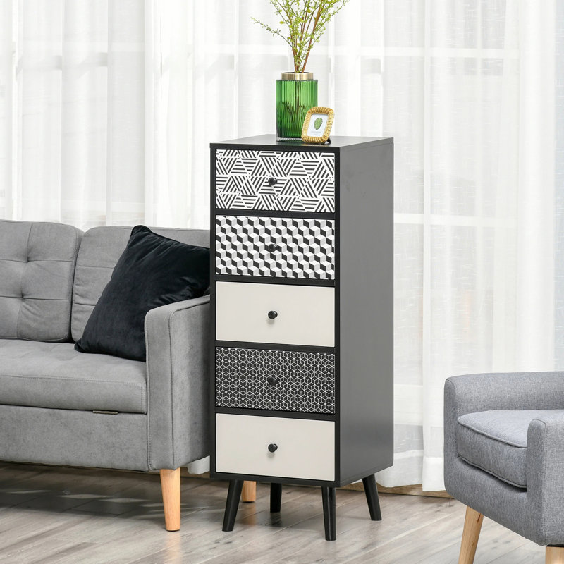 Oscar 5 Drawer 40cm W Chest