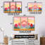 Tetbury - ensemble de reproductions d'art mural paysage abstrait-108314177-108314176