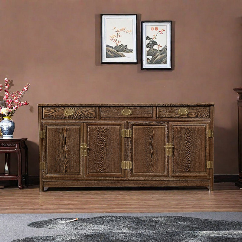 Buffet multifonctionnel en bois massif