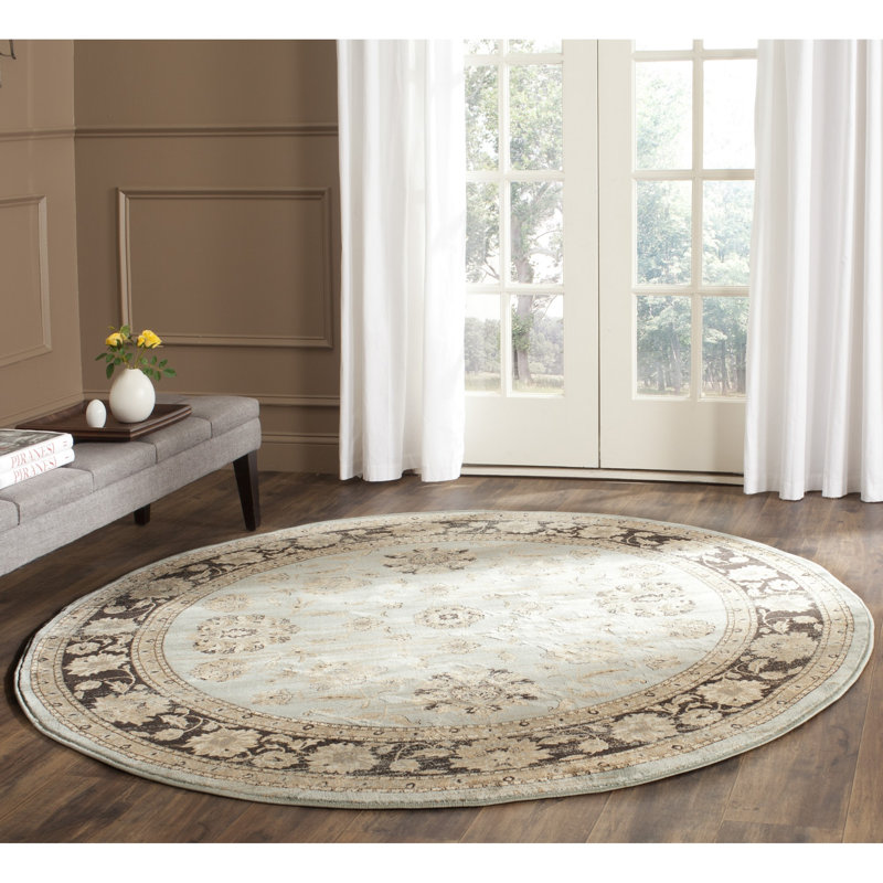 Ayansh Performance Oriental Rug, Round 6'7"
