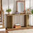 55" Console Table with Open Storage for Entryway, Living Room & Sofa Table