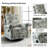 Antasia 34'' W Rocking Swivel Nursery Recliner-86675460