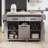 Kitchen Island With Trash Can Storage Cabinet, Adjustable Shelf,  Drop Leaf, Spice Rack, Towel Rack & Drawer-264564644-264564643
