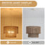 Lustre cylindrique bohémien à 5 lumières avec hauteur réglable et intensité variable-978498487-1002546167