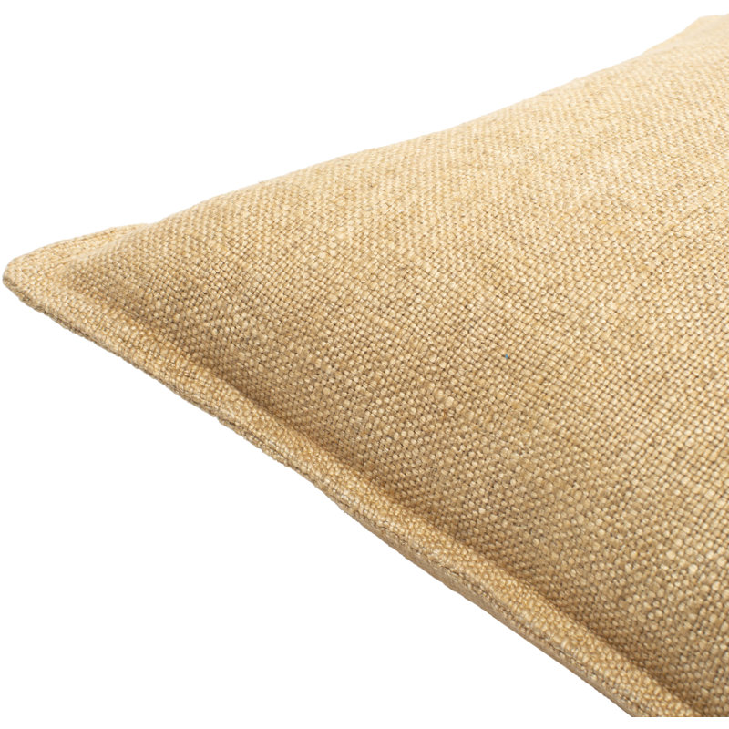 Coussin Thurman, 18 po x 18 po, Mélange de duvet, Brun clair