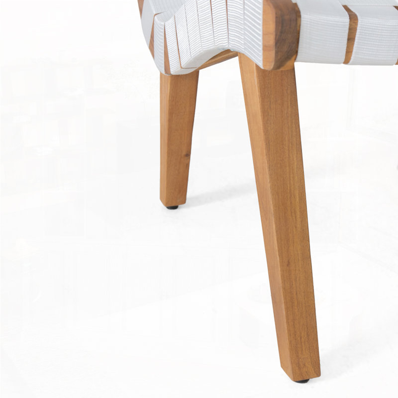 Méridienne d'extérieur Papasan, Blanc