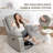 36.22" Faux Leather Manual Swivel Rocker Recliner-281734401