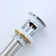 Pop-Up Bathroom Sink Drain Stopper with Overflow