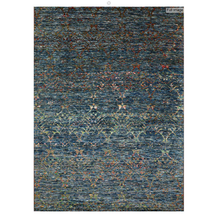 Ocean One-of-a-Kind 8'10" X 11'8" 1940s Area Rug in Blue