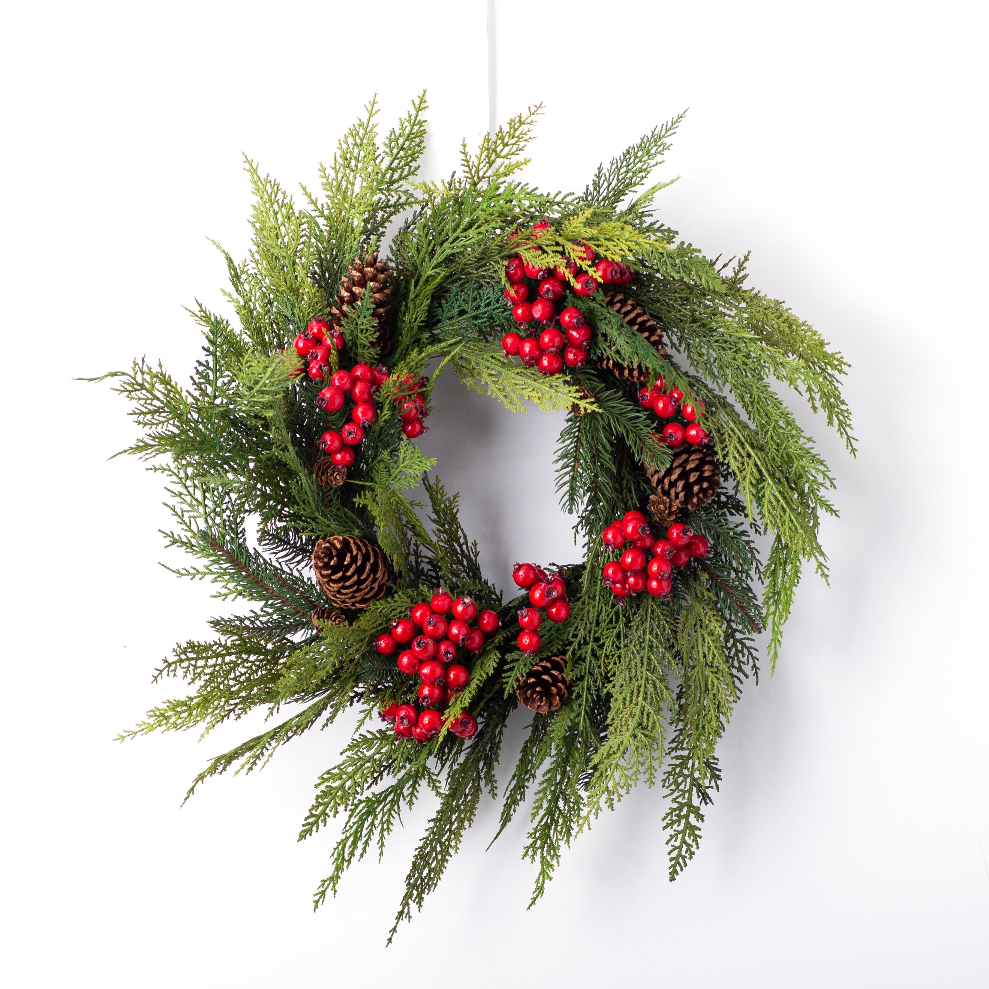 Loon Peak® Handcrafted Faux 22'' Wreath | Wayfair