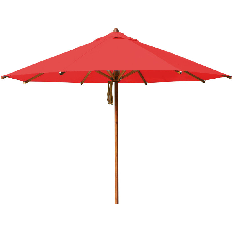 Levante Umbrella, Red, Polyester, 120" W x 120" D