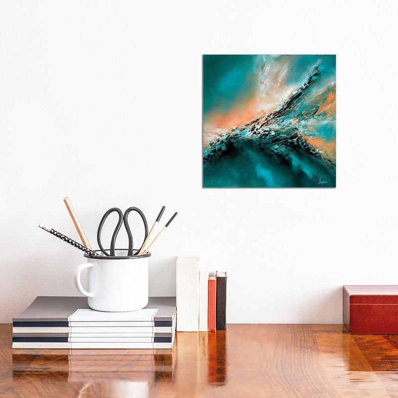 Surge by Christopher Lyter - Wrapped Canvas Painting, 30.48cm H x 30.48cm W x 1.905cm D